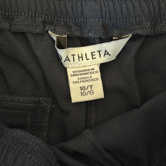 Athleta Trekkie High Rise Parachute Pant (S/533487-06) in Navy Size 10 Tall EUC - Picture 6 of 11